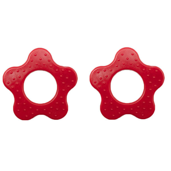 Durable Bijtring Bloem met Noppen 722 Red
