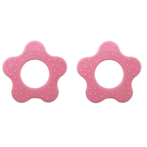 Durable Bijtring Bloem met Noppen 725 Pink