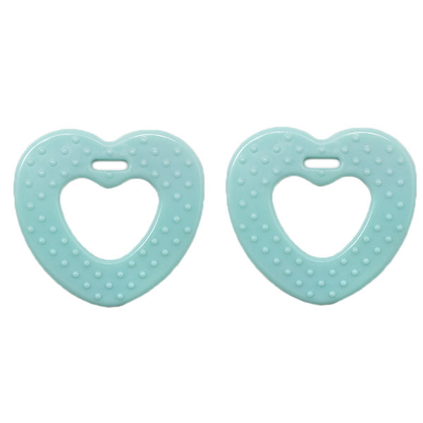 Durable Bijtring Hart met Noppen 287 Mint