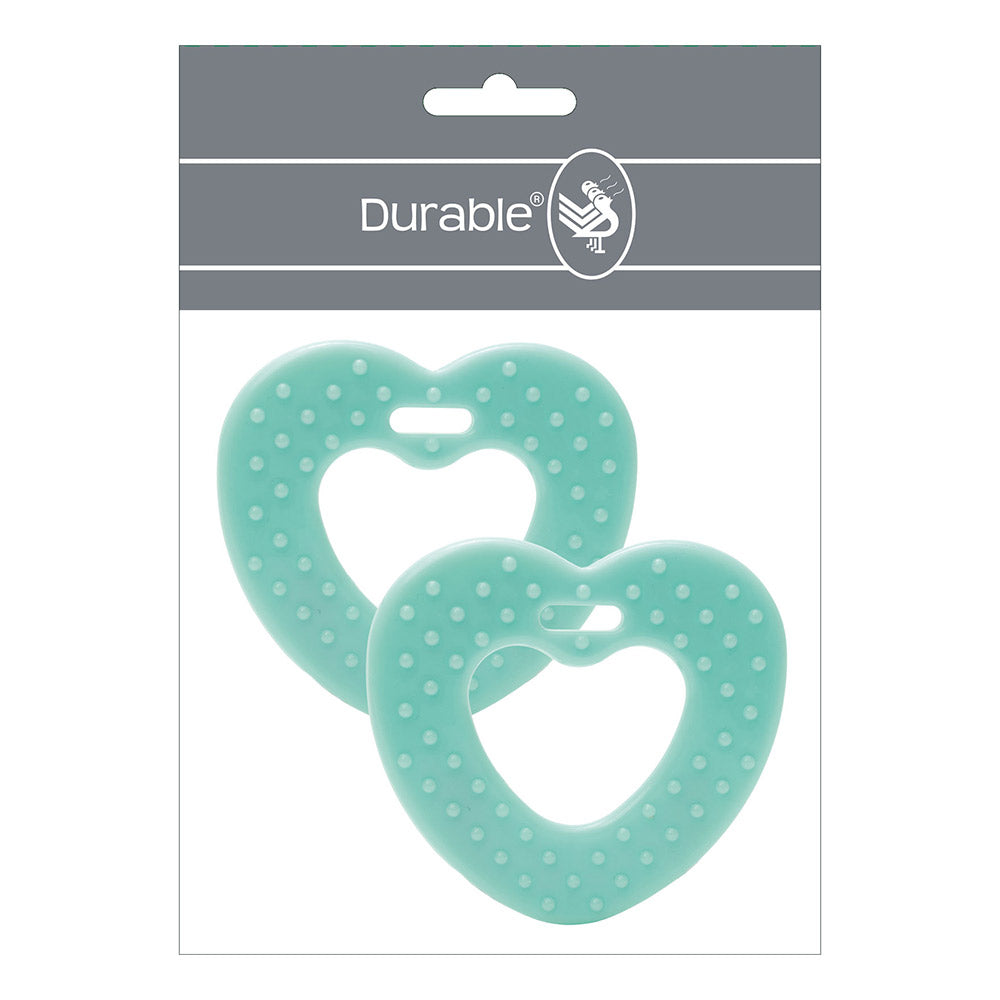 Durable Bijtring Hart met Noppen