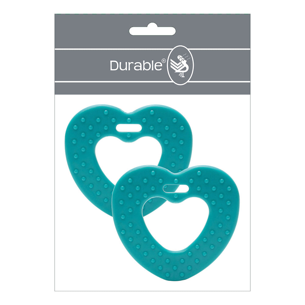 Durable Bijtring Hart met Noppen