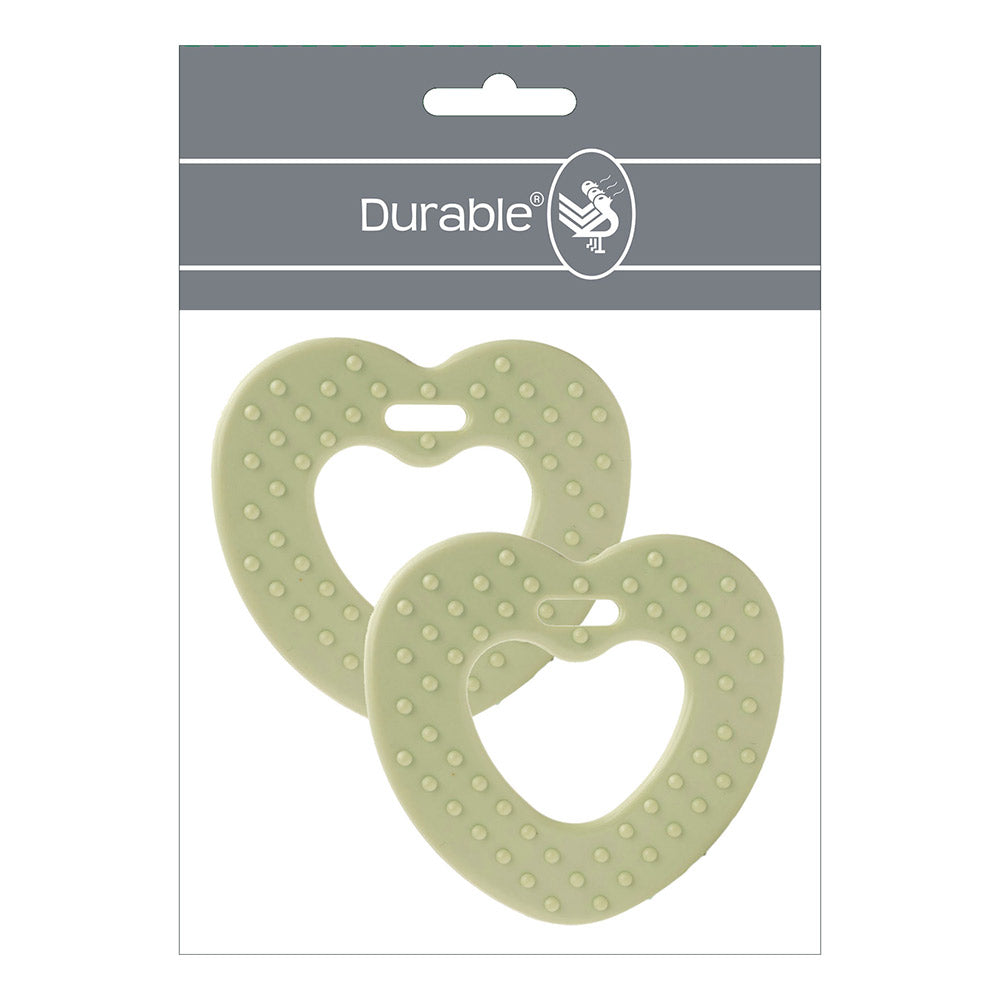 Durable Bijtring Hart met Noppen