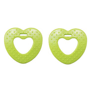 Durable Bijtring Hart met Noppen 567 Green