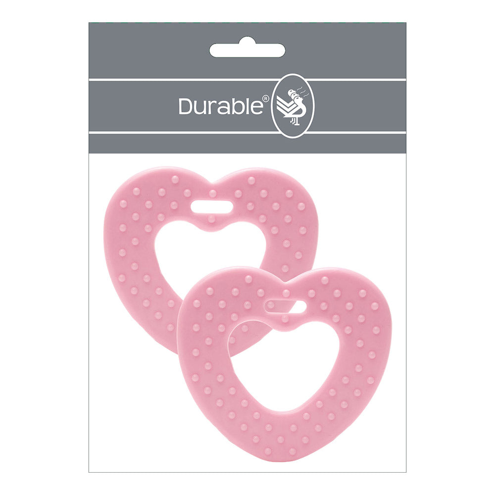 Durable Bijtring Hart met Noppen