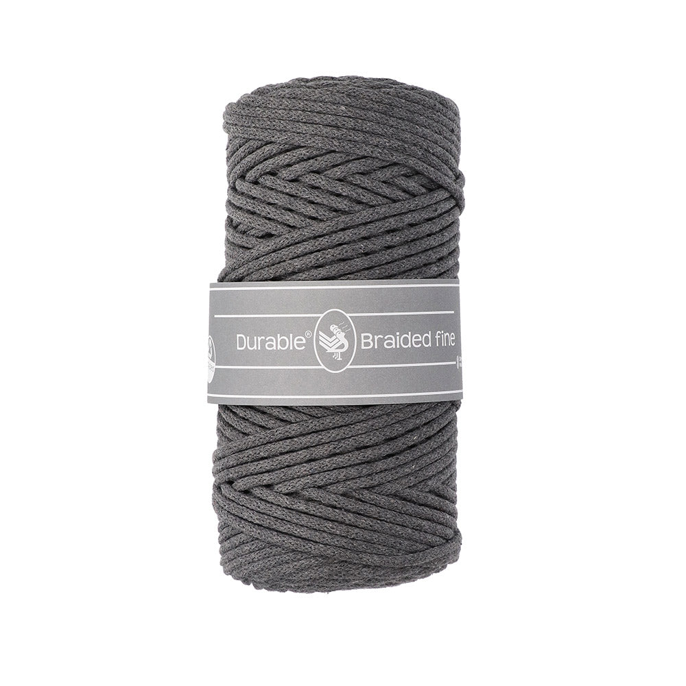 Durable Braided Fine 2236 Charcoal 100m x 3mm