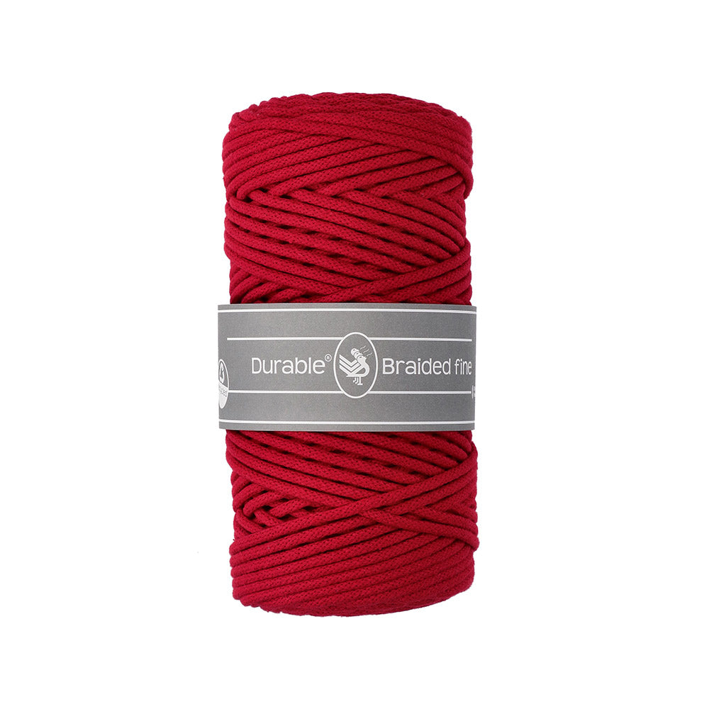 Durable Braided Fine 318 Tomato 100m x 3mm