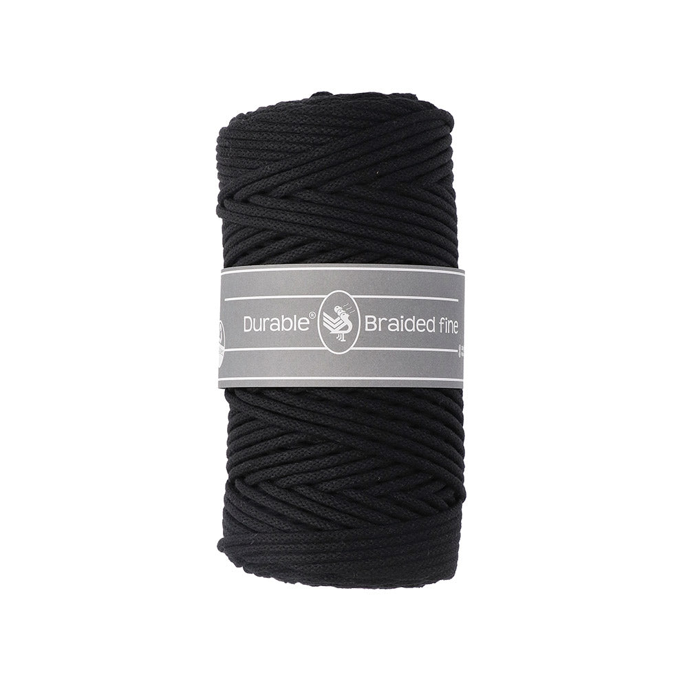 Durable Braided Fine 325 Black 100m x 3mm