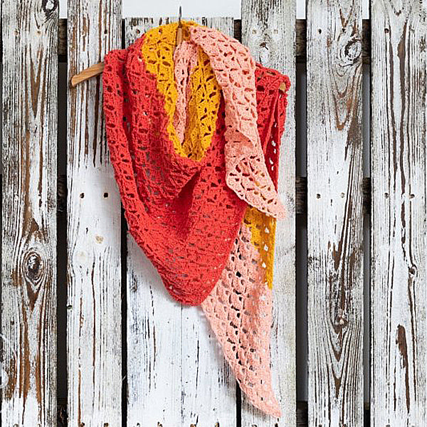 The horizon shawl — gemaakt met Durable Cosy Extra Fine
