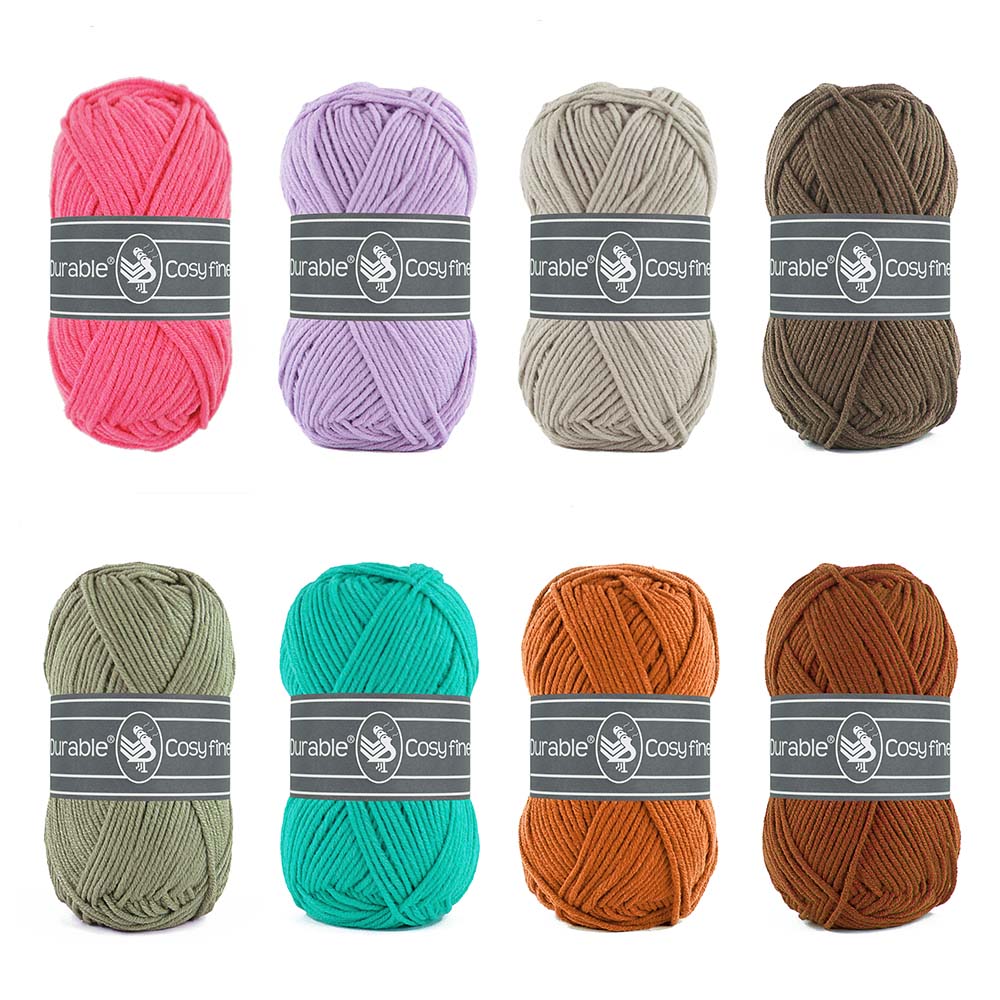Durable Cosy Fine Nieuwe Kleuren Garenpakket