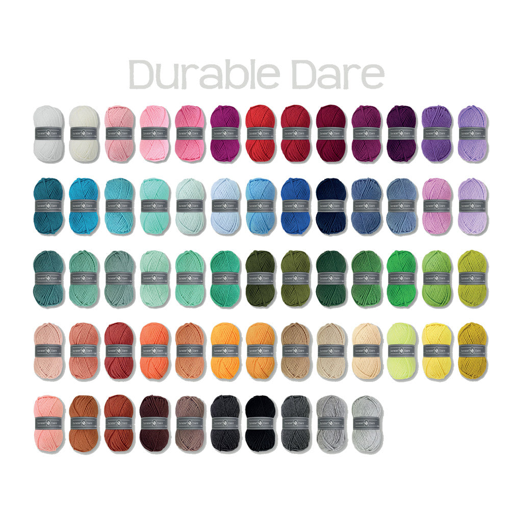 Banner dare kleurkaart — gemaakt met Durable Dare