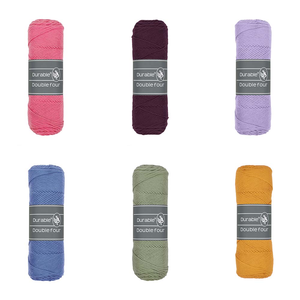 Durable Double Four Nieuwe Kleuren Garenpakket