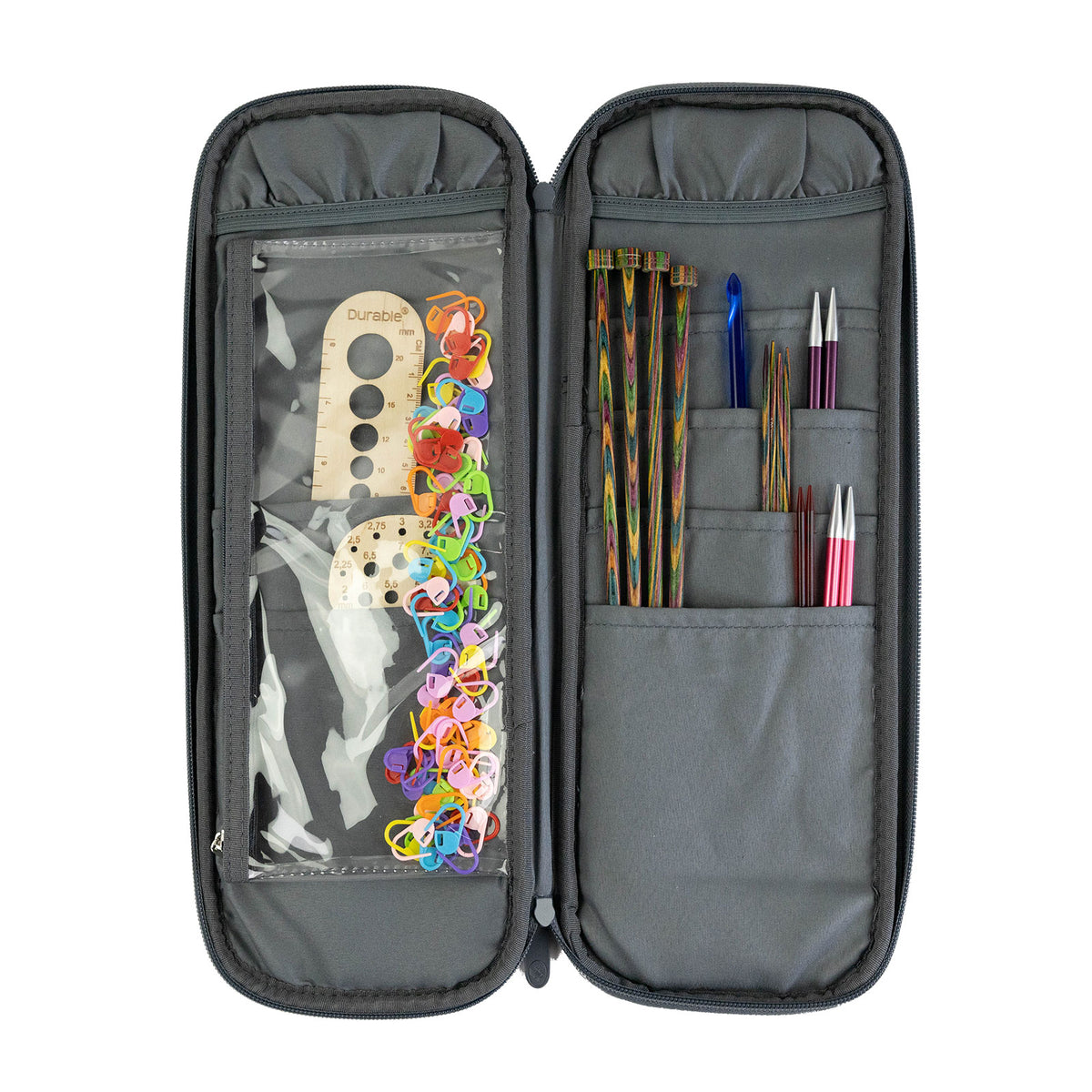 Stk — gemaakt met Durable Haak en breinaalden etui 40x15,5x2,5cm (2)