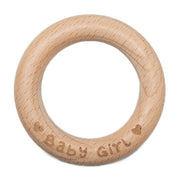 Durable Houten Bijtring Baby Girl