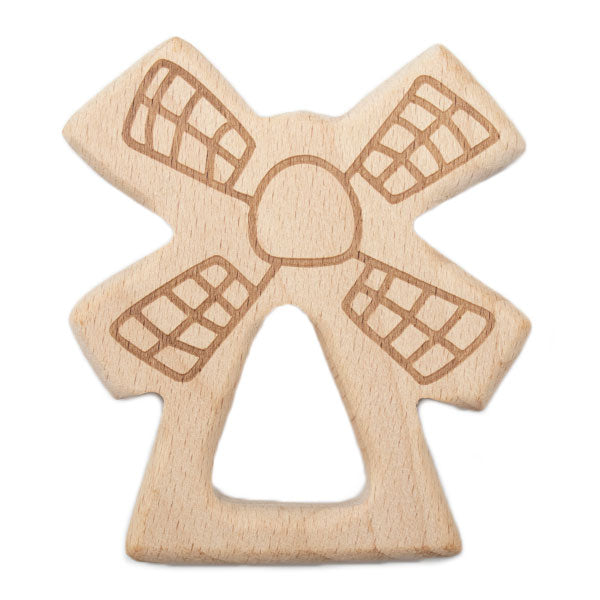 Durable Houten Bijtring Molen | Baby bijtring