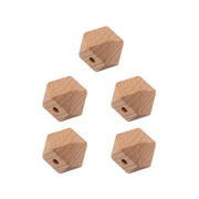 Durable Houten Hexagonkralen 5 stuks 14mm