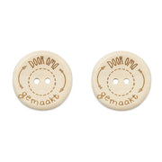 Durable Houten Knopen Door Oma Gemaakt 30mm 2 stuks