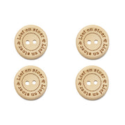 Durable Houten Knopen Lief En Stoer 20mm 4 stuks