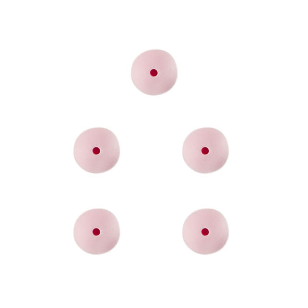 Durable Siliconen Kralen 12mm 5 stuks 749 Light Pink