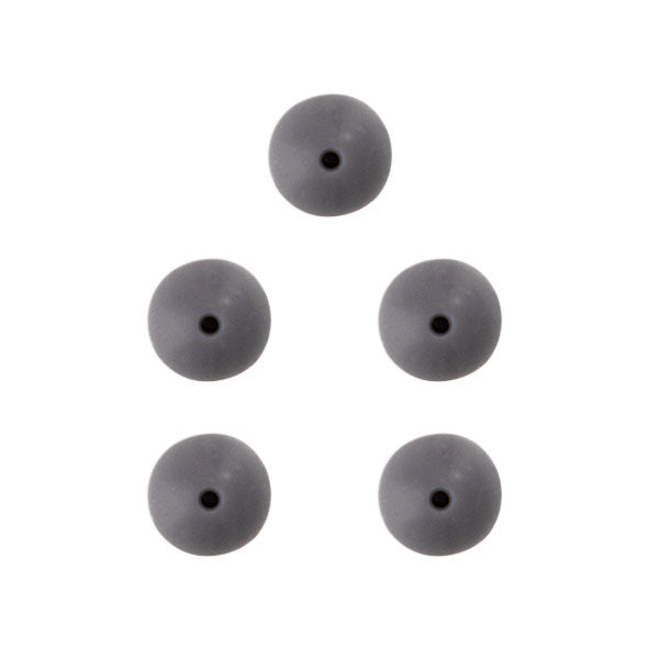 Durable siliconen kralen mm stuks grey — gemaakt met Durable Siliconen Kralen 15mm
