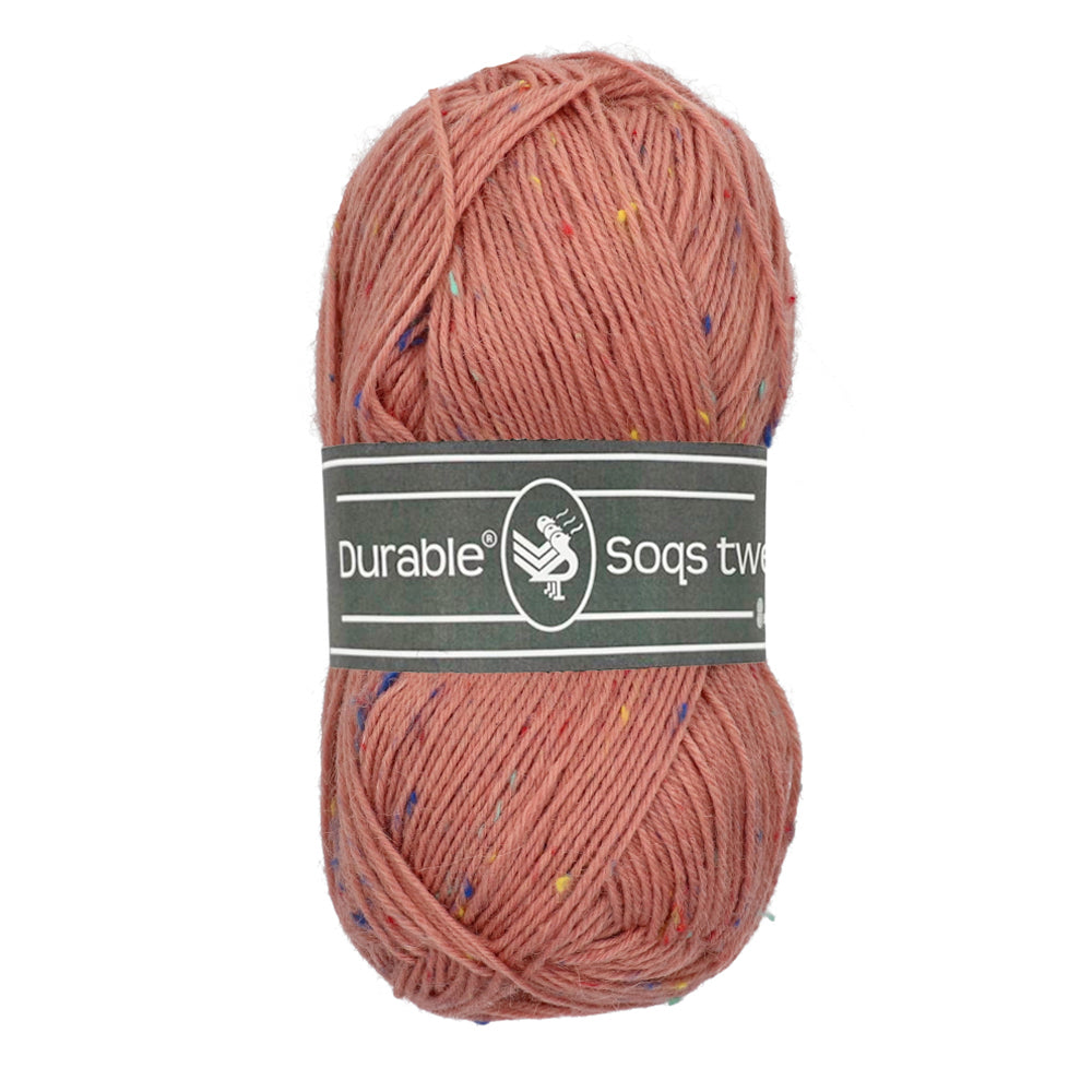 Durable Soqs Tweed 225 Vintage Pink
