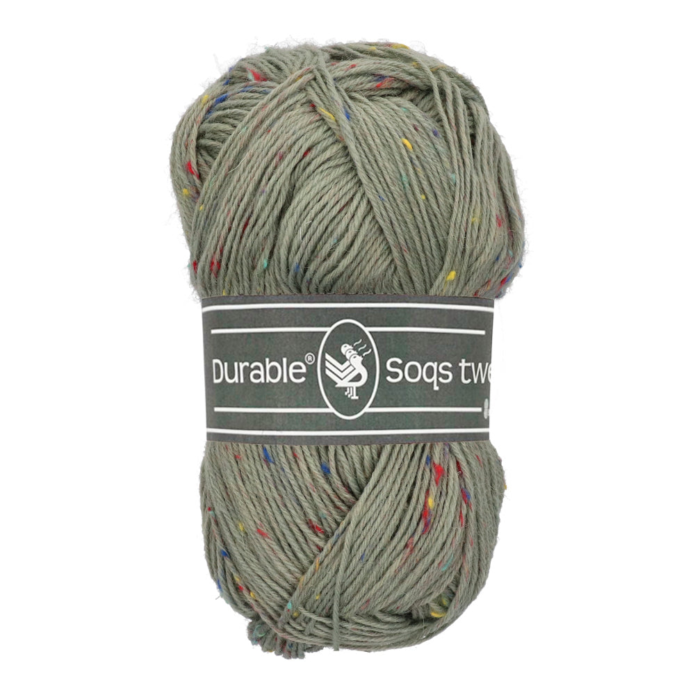 Durable Soqs Tweed 402 Seagrass