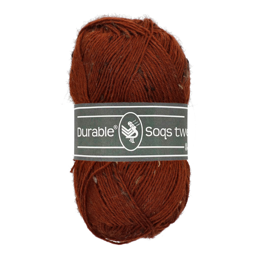 Durable Soqs Tweed 417 Bombay Brown