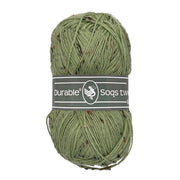 Durable Soqs Tweed 424 Saxon Green