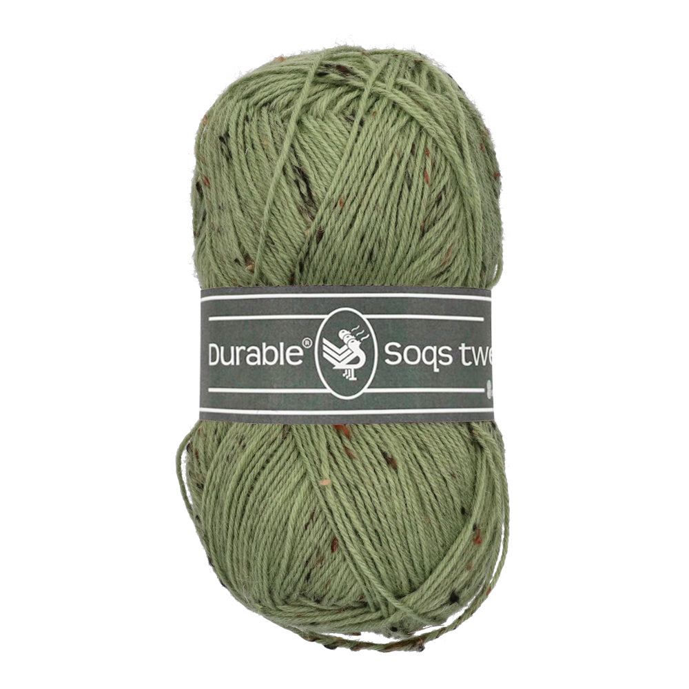 Durable Soqs Tweed 424 Saxon Green