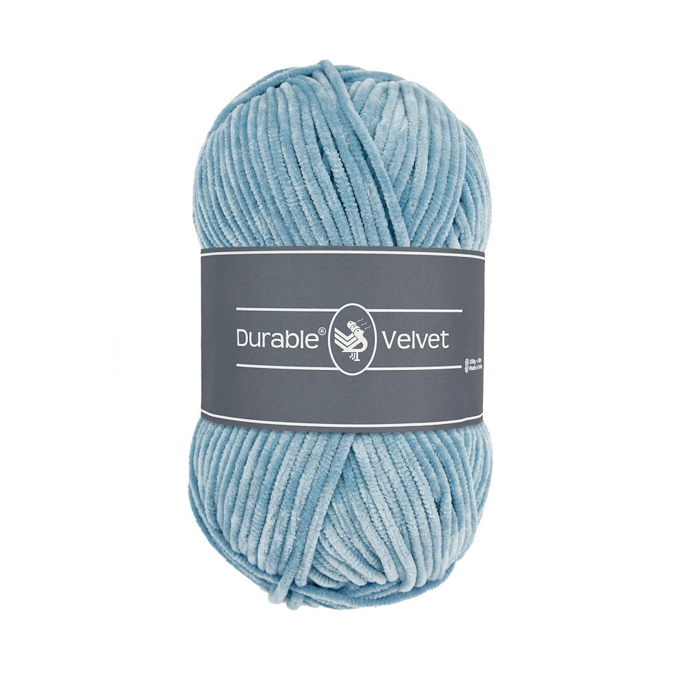 Durable Velvet 289 Blue Grey