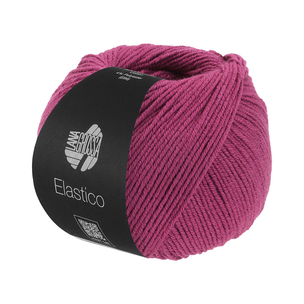 Lana Grossa Elastico 095 Bordeaux - bol garen