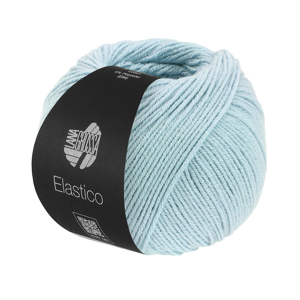 Lana Grossa Elastico 130 Subtiel Blauw - bol garen