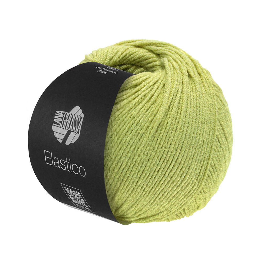 Lana Grossa Elastico 146 Geel Groen - bol garen