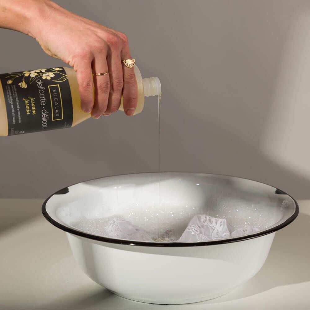 Wlg wsm — gemaakt met Eucalan Wolwasmiddel Wrapture (Jasmijn) 100ml