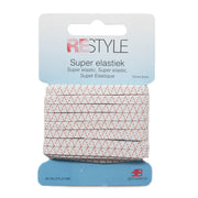 Restyle Standaard Elastiek 10m/4,5mm Wit