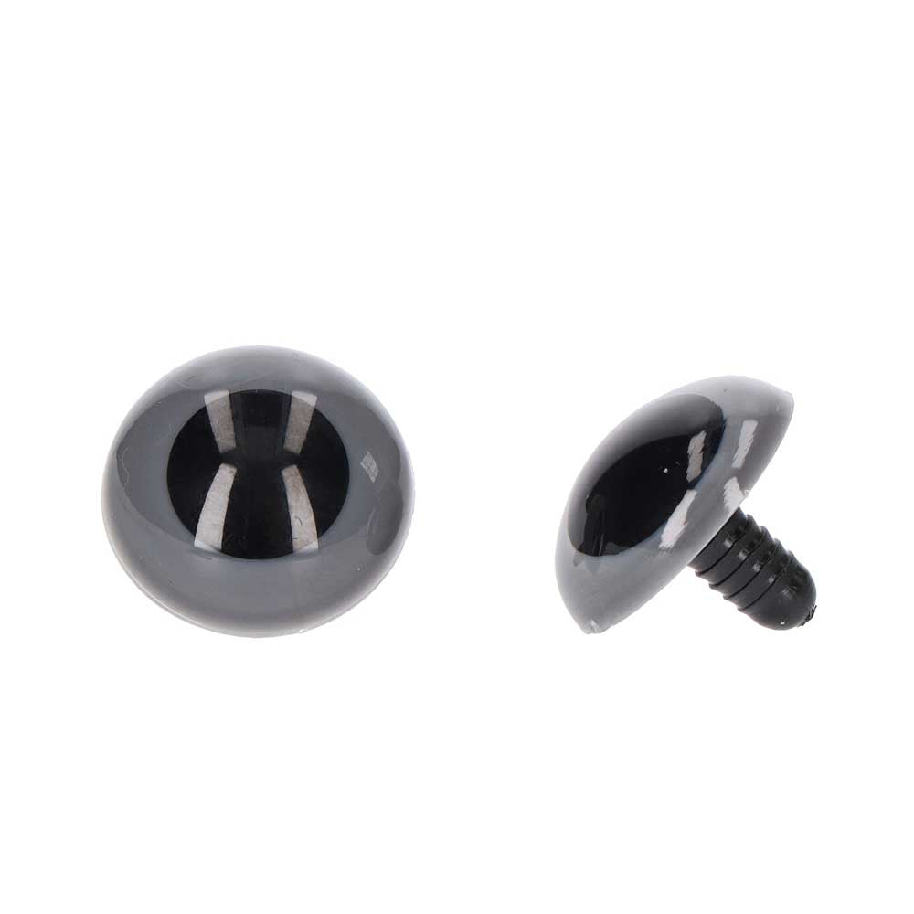 Veiligheidsogen Grijs 24mm per paar