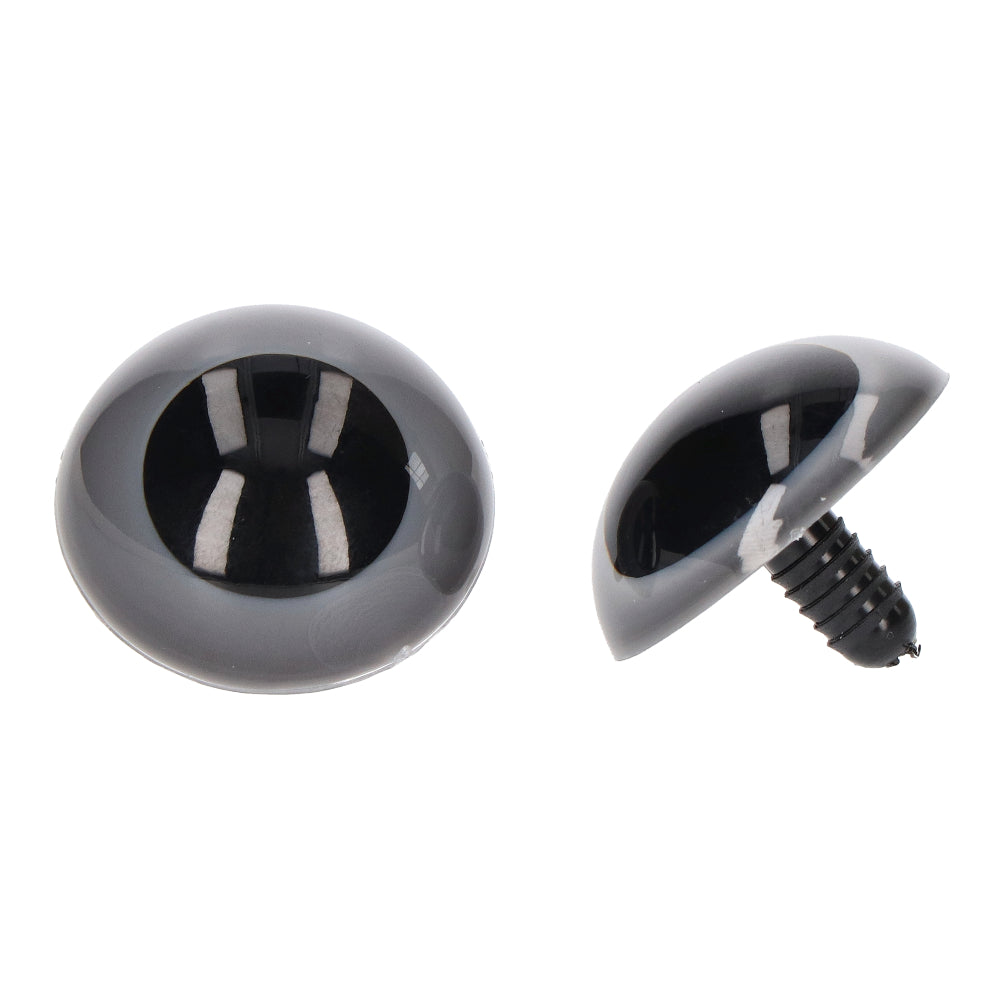 Veiligheidsogen Grijs 30mm per paar