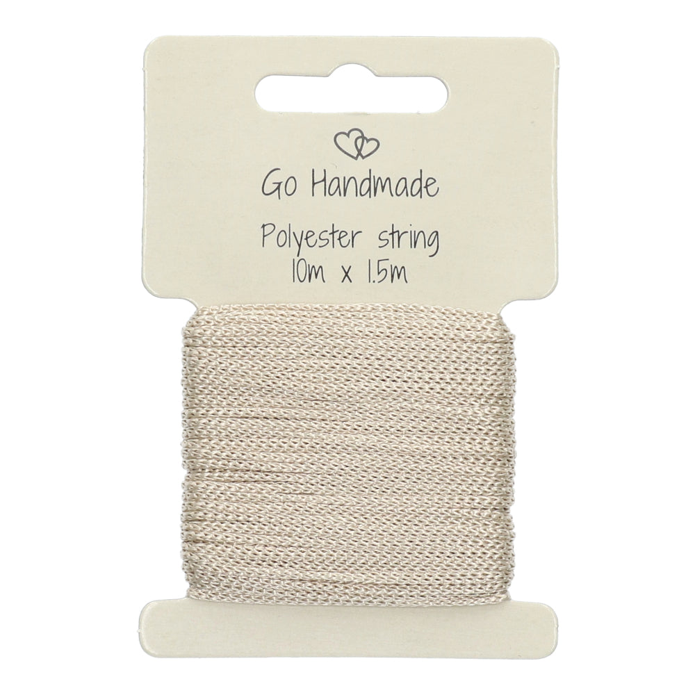 Go Handmade Polyester Koord 2 Beige