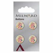 Milward Ronde Knoop met Unicorn 13mm (4 stuks)
