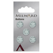 Milward Ster Knoop Lichtgroen 11mm (5 stuks)