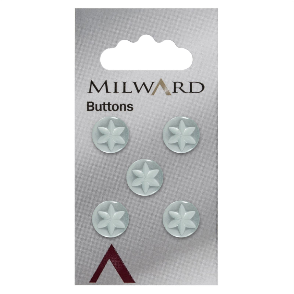 Milward Ster Knoop Lichtgroen 11mm (5 stuks)