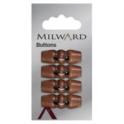 Milward Knebel Knoop Blank Hout 29mm (4 stuks)