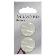 Milward Glitter Knoop Groot 25mm (2 stuks)