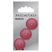 Milward Knoop Rood/Roze Mat 20mm (3 stuks)