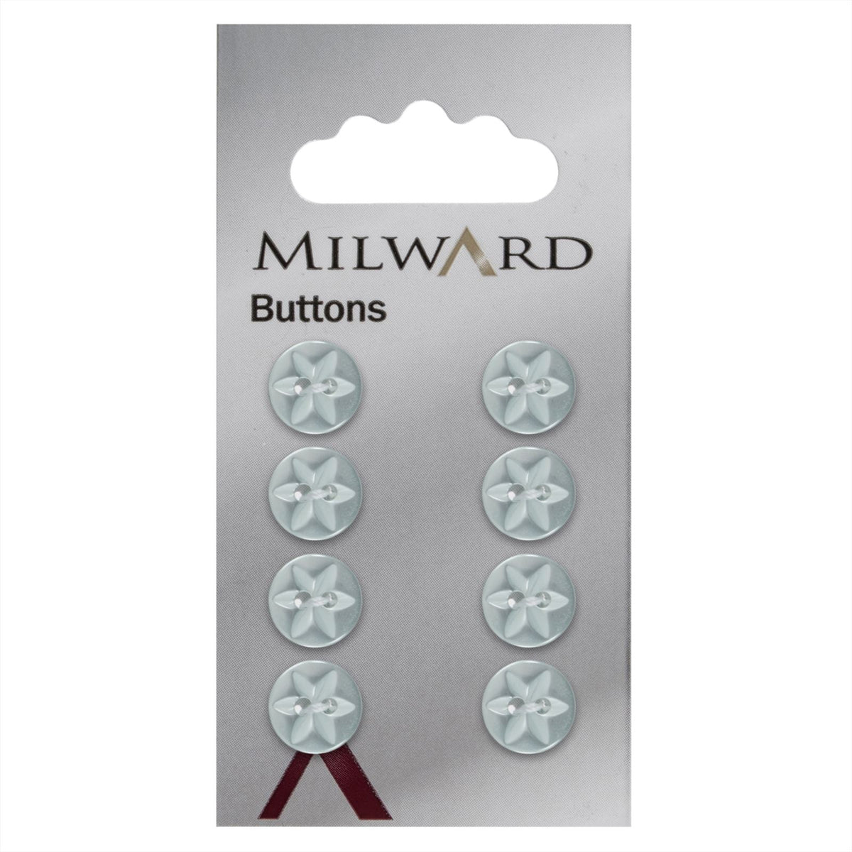 Milward Knoop Ster Lichtgroen 10mm (8 stuks)