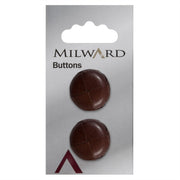 Milward Knoop Leder 01 Bruin 20mm (2 stuks)
