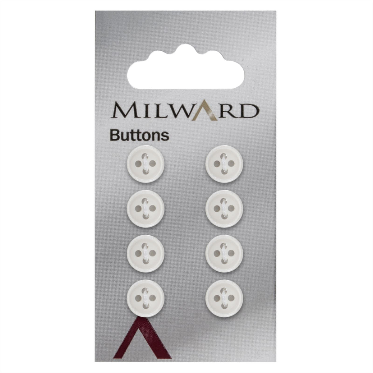Milward Knoop Wit 10mm (8 stuks)