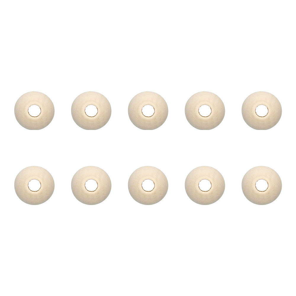Rico Macramé Houten Kralen 20mm - 10 stuks