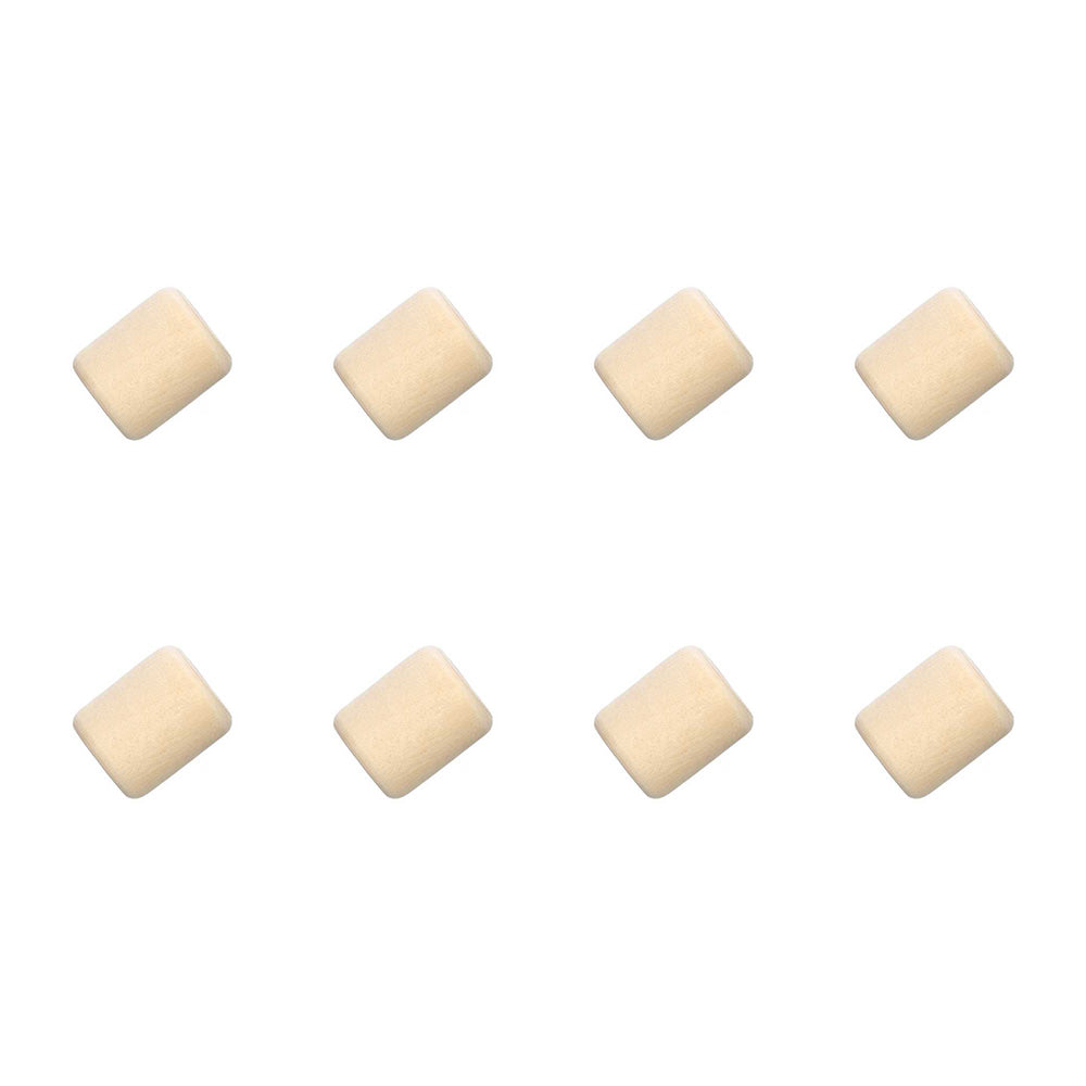 Rico Macramé Houten Kralen 20x24mm Natural - 8 stuks