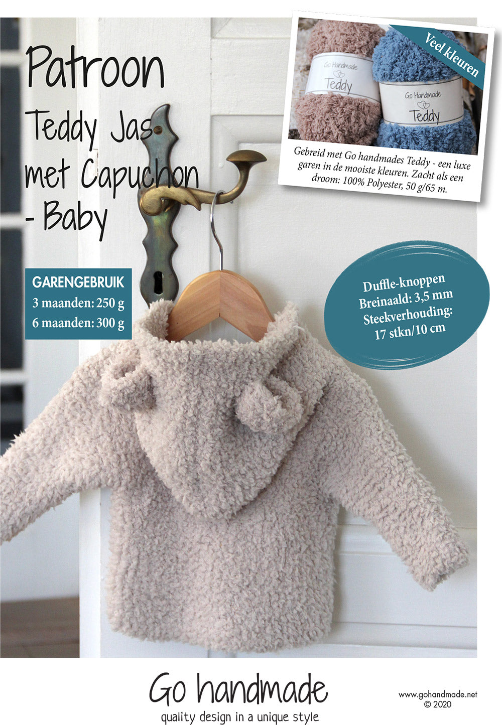 Teddy Jas Met Capuchon