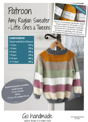 Amy Raglan Sweater Little Ones % Tweens (Digital)